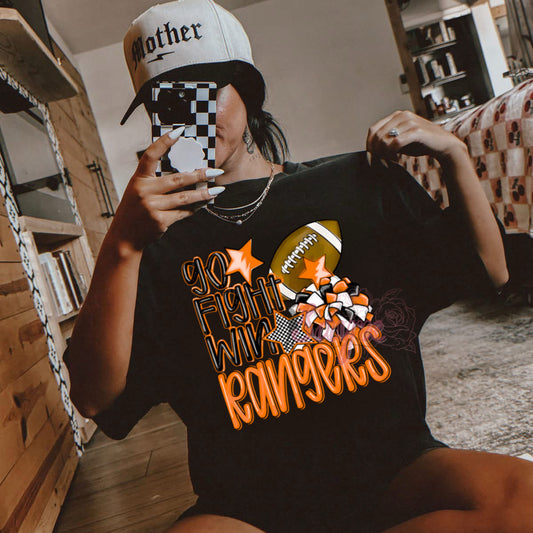 Go Fight Win Rangers Shirt/Long Sleeve/Crewneck/Hoodie