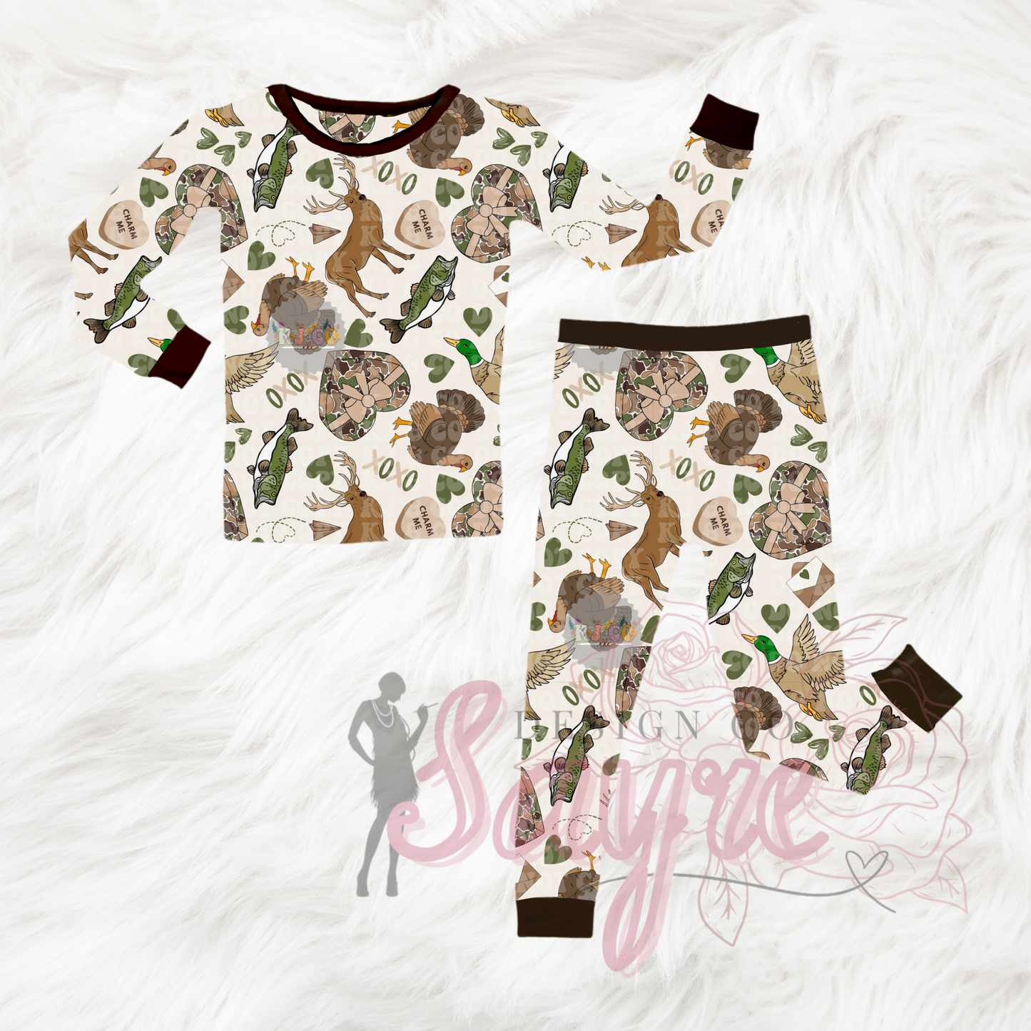 Hunting & Fishing Valentine’s Day 0/3M-Adult 4XL