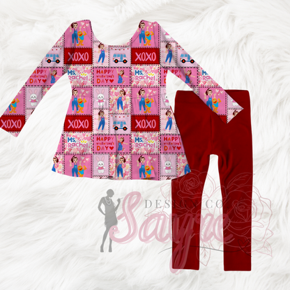 Ms. Rachel Valentine’s Day 0/3M-Adult 4XL