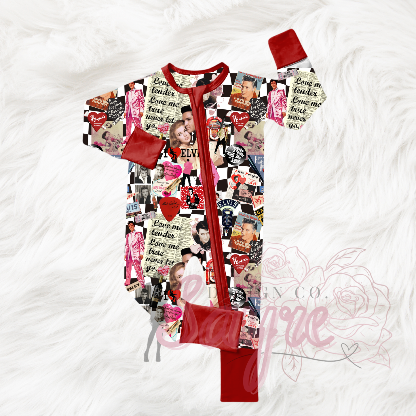 Elvis Love Me Tender 0/3M-Adult 4XL