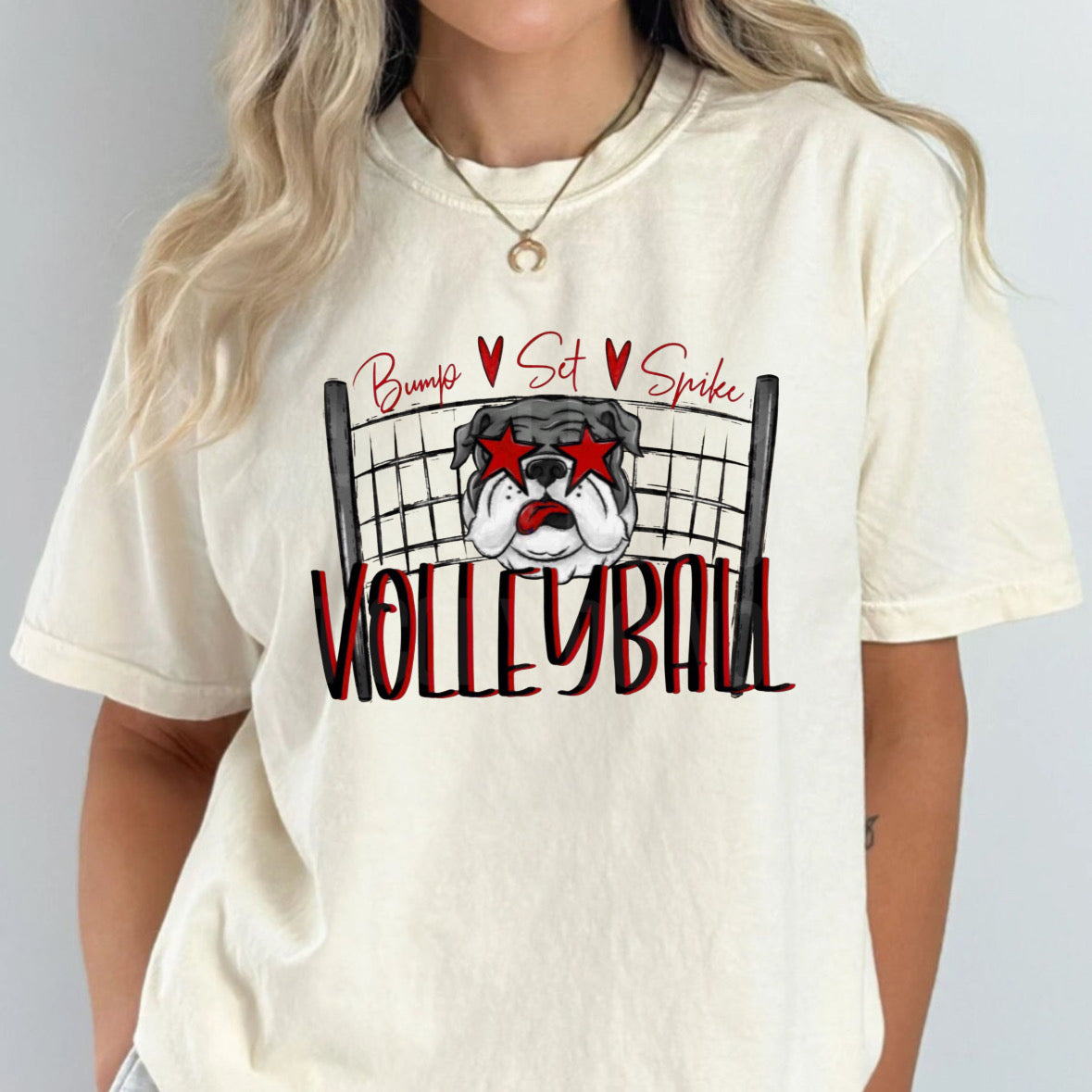Bulldogs Volleyball- Red Shirt/Sweatshirt