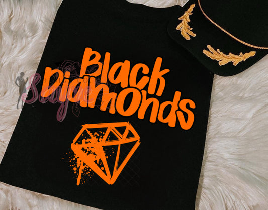 Black Diamonds Spray Design Shirt/Long Sleeve/Crewneck/Hoodie