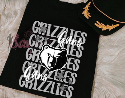 Gans Grizzlies Stacked Shirt/Long Sleeve/Crewneck/Hoodie