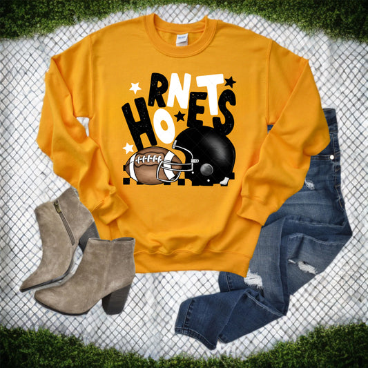 Hornets Football Shirt/Long Sleeve/Crewneck/Hoodie