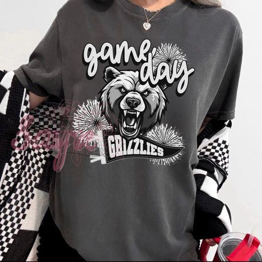Game Day Grizzlies Shirt/Long Sleeve/Crewneck/Hoodie
