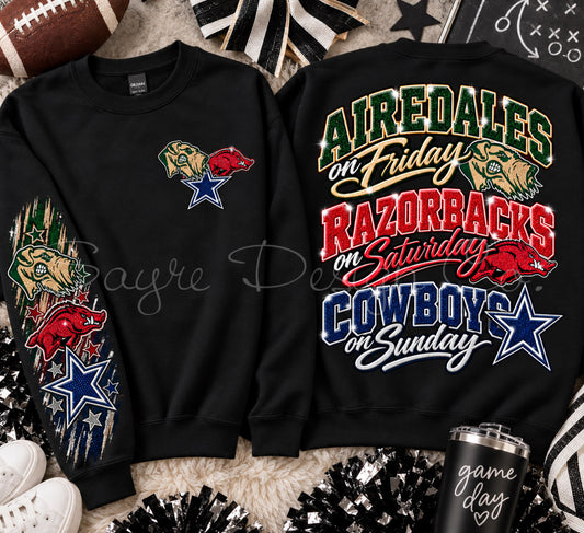 Customizable Team Days Crewneck