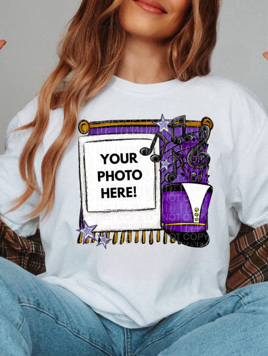 Custom Photo Marching Band Shirt/Long Sleeve/Crewneck/Hoodie