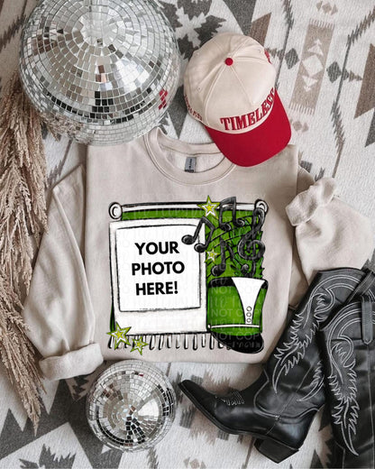 Custom Photo Marching Band Shirt/Long Sleeve/Crewneck/Hoodie