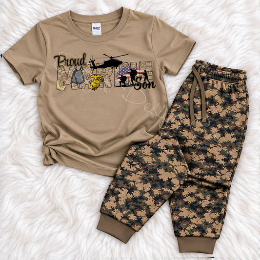 MARINES Boys Customizable Jogger Set Closes 10/4!