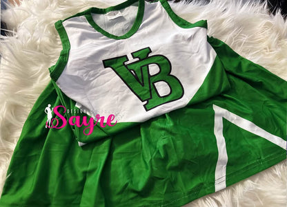 Customizable V Cheer Uniforms
