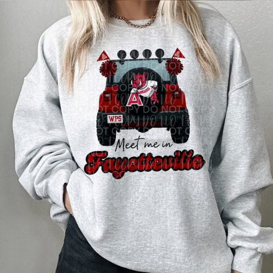 Arkansas Razorbacks Jeep Shirt/Sweatshirt