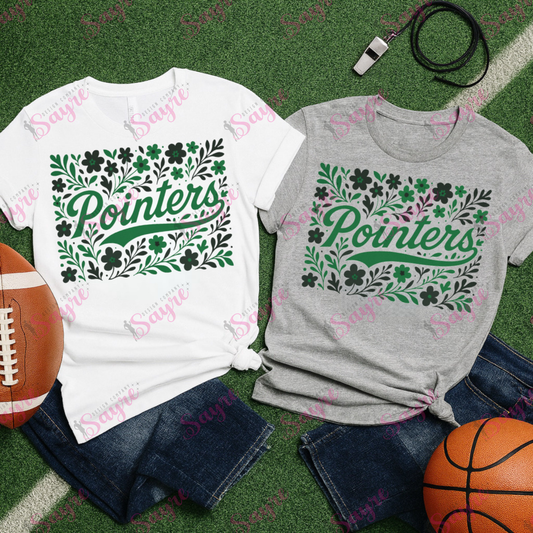 Pointers Retro Floral Shirt/Long Sleeve/Crewneck/Hoodie