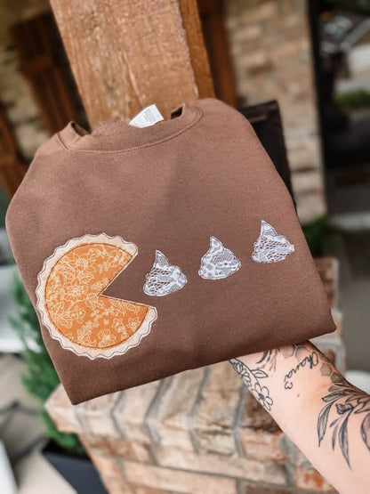 Pumpkin Pie Embroidered Crewneck- Closes 10/18!