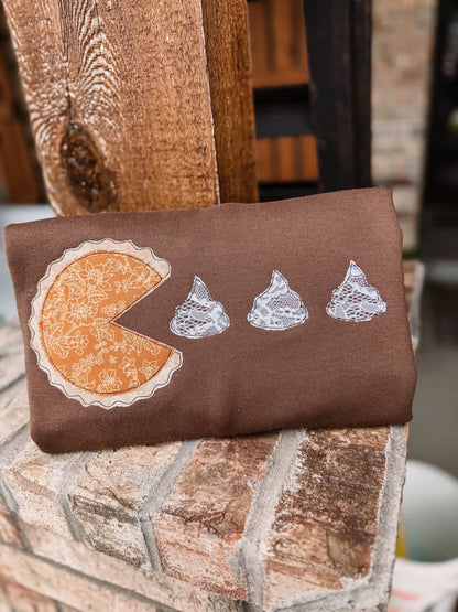 Pumpkin Pie Embroidered Crewneck- Closes 10/18!