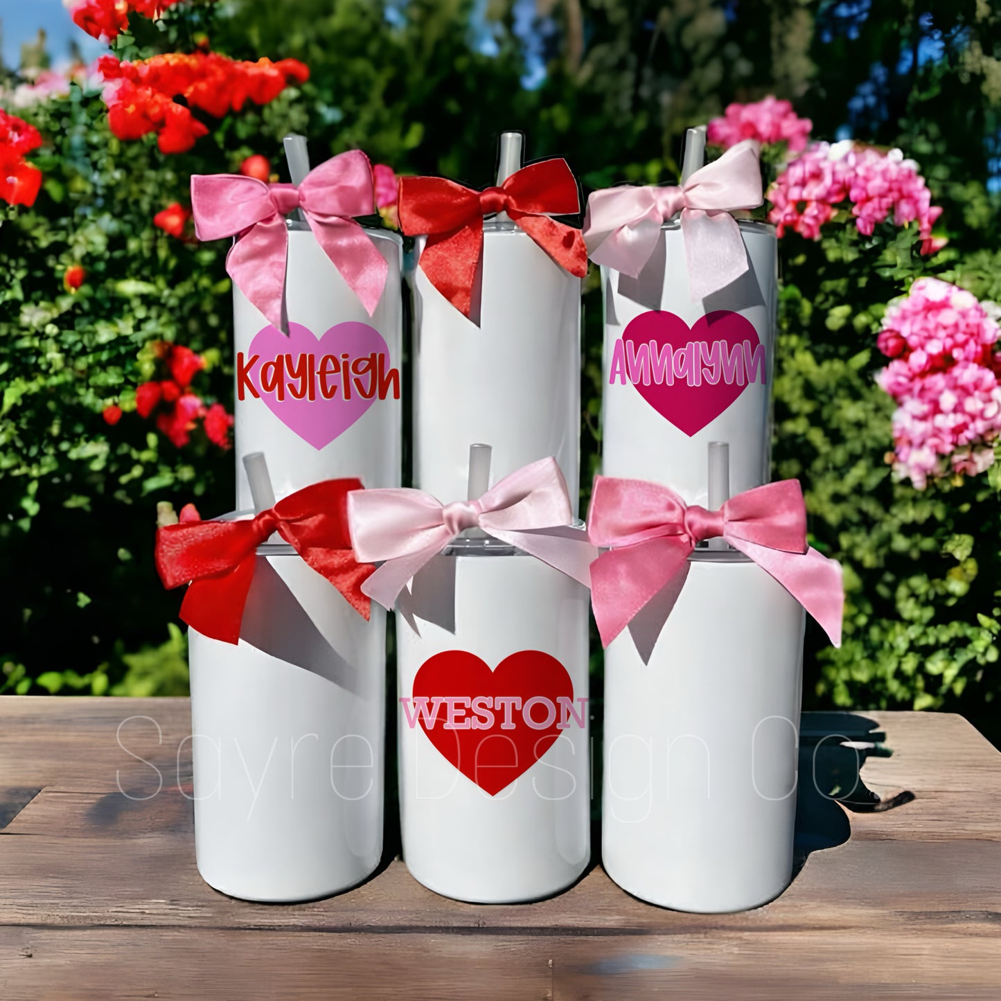 12oz Valentine’s Day Personalized Insulated Tumbler
