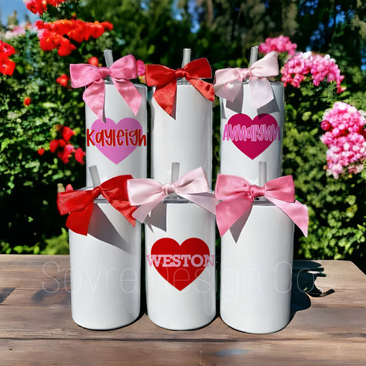 12oz Valentine’s Day Personalized Insulated Tumbler