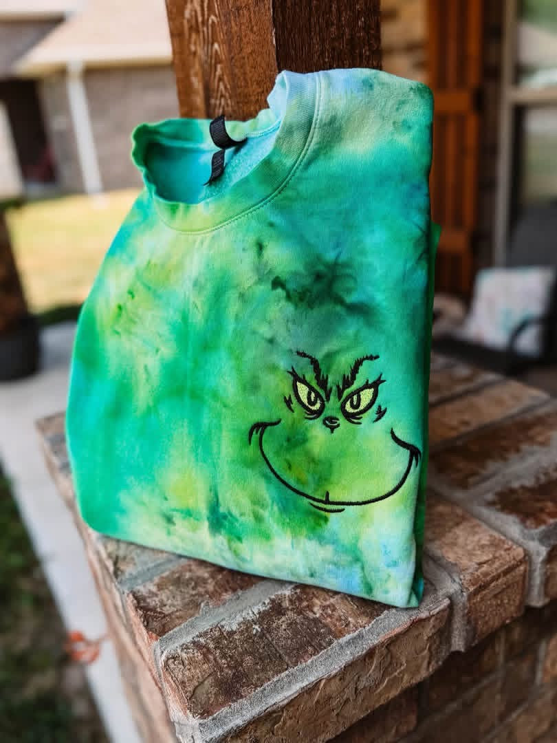 Tie-Dye Whoville Crewneck Sweatshirt