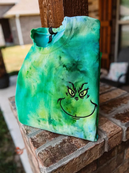 Tie-Dye Whoville Crewneck Sweatshirt