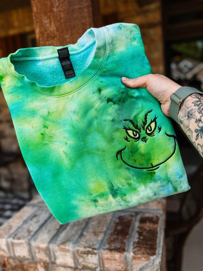 Tie-Dye Whoville Crewneck Sweatshirt