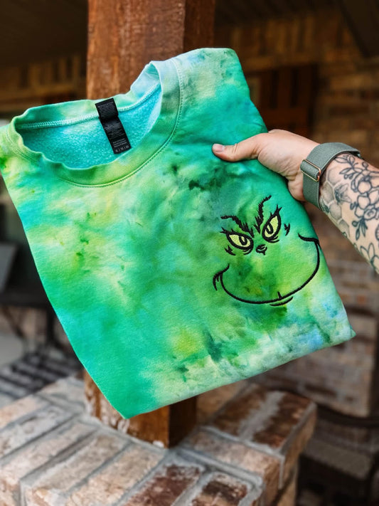Tie-Dye Whoville Crewneck Sweatshirt