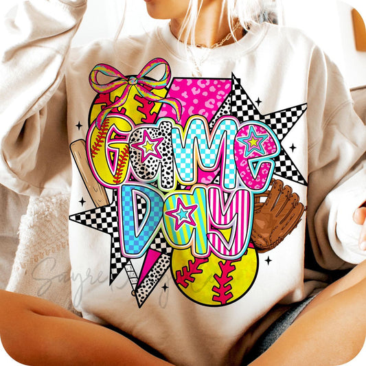 Preppy Game Day 2 Softball Tee