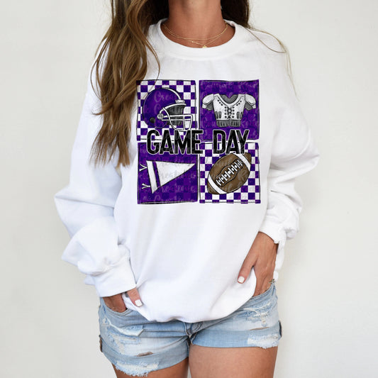 Color Customizable Football Box Shirt/Sweatshirt