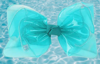 4” Teal Swim Bow Sayre Design Co.