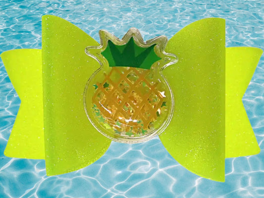 Yellow Pineapple Shaker Swim Piggies Set Sayre Design Co.