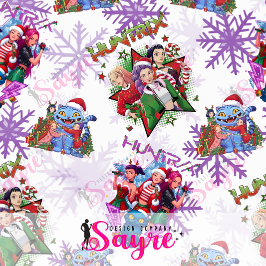 K-Pop Christmas Seamless File