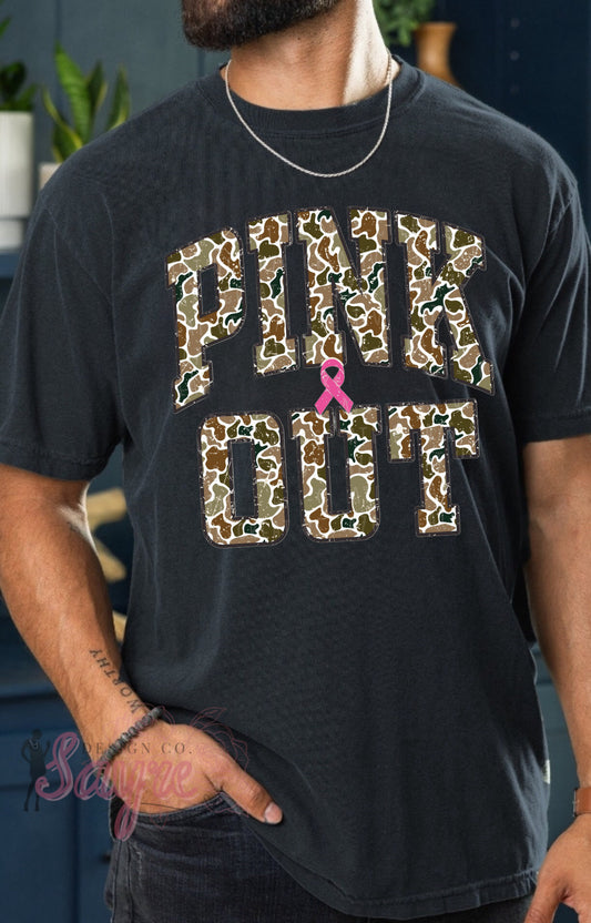 Camo Pink Out Tee/Sweatshirt/Hoodie