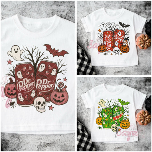 Halloween Sodas Youth T-SHIRT
