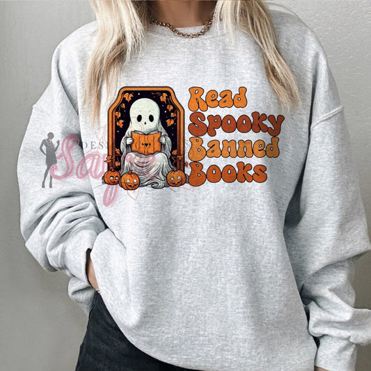Read Spooky Banned Books Shirt/Sweatshirt