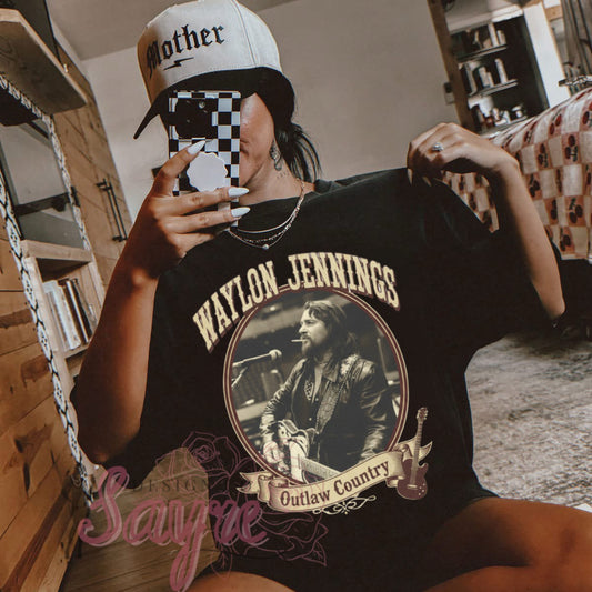 Waylon Outlaw Country Tee/Sweatshirt/Hoodie