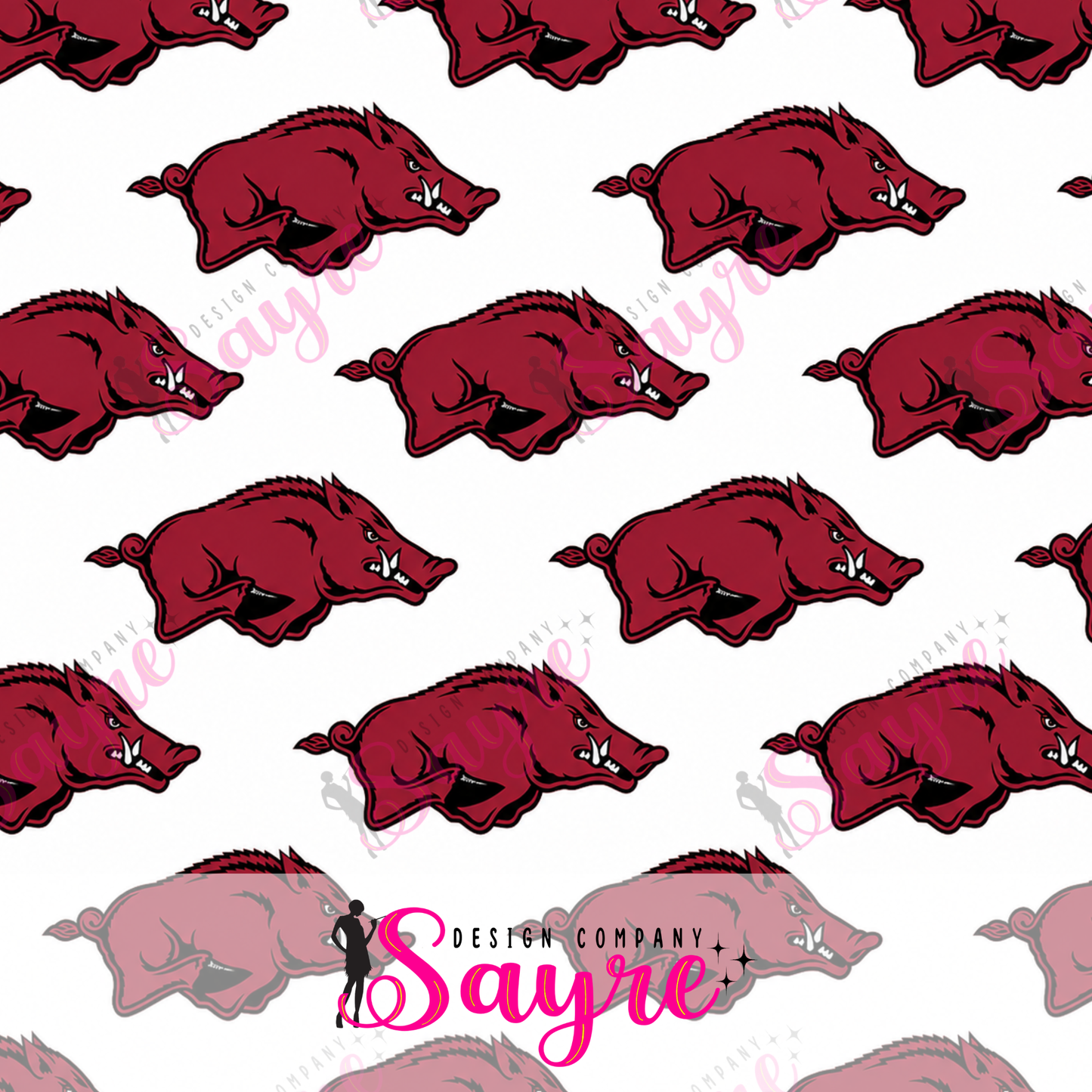 Hogs Seamless Digital File