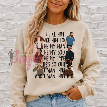 Country Singer That’s My Man Shirt/Sweatshirt