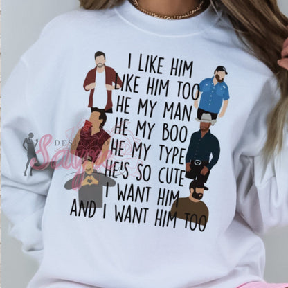 Country Singer That’s My Man Shirt/Sweatshirt