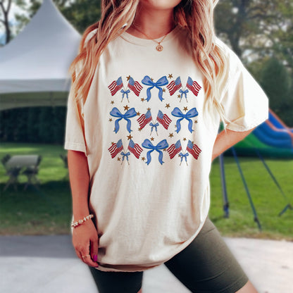 Flag & Bows Coquette- Baby-Youth