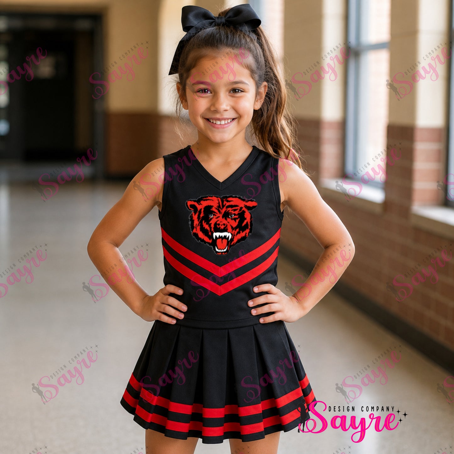 Customizable Striped Cheer Uniforms-Closes 6/28!