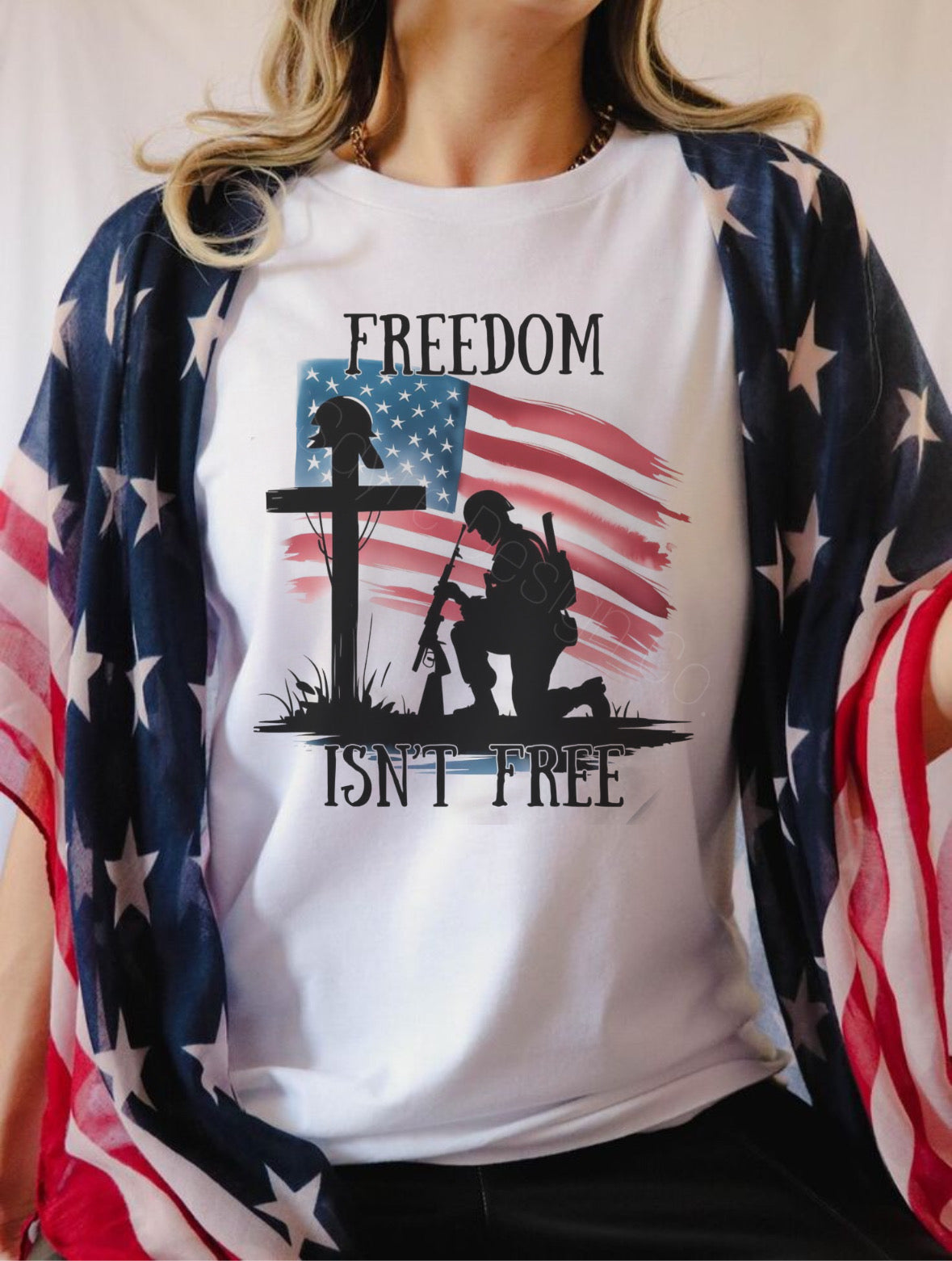 Freedom Isn’t Free Silhouette- Baby-Youth