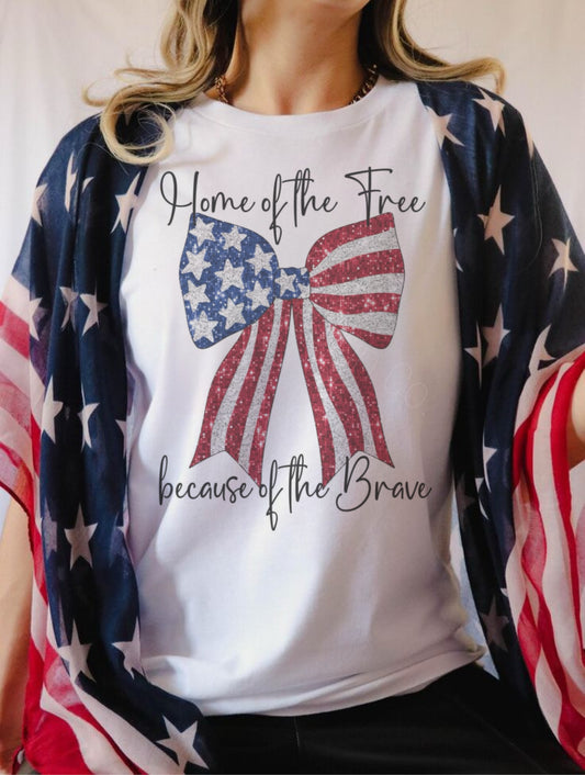 Faux Sequin Patriotic Bow- Baby-Youth