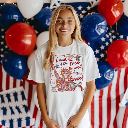 Painted Liberty Land of the Free- Baby-Youth