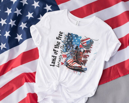 Land of the Free Combat Boots- Baby-Youth