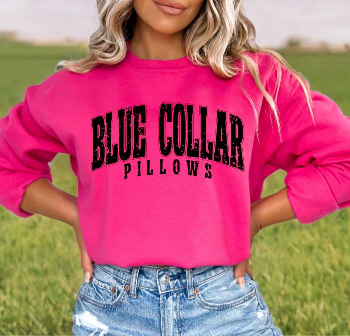 Blue Collar Pillows Shirt/Sweatshirt *ANY color!*