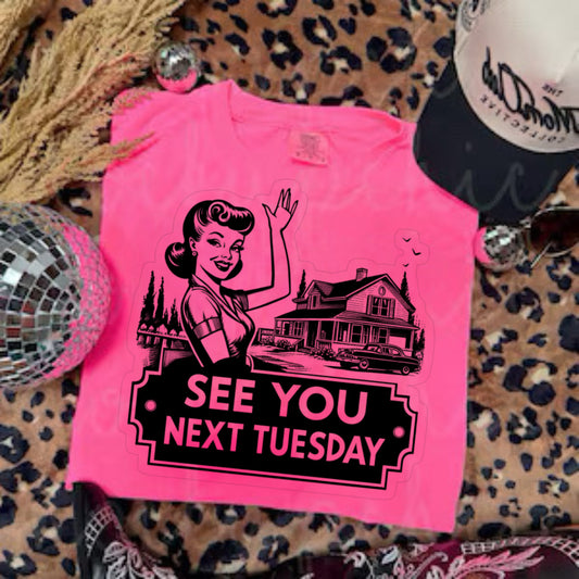 See You Next Tuesday Shirt/Sweatshirt *ANY color!*