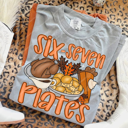 6-7 Plates Shirt/Long Sleeve/Crewneck/Hoodie