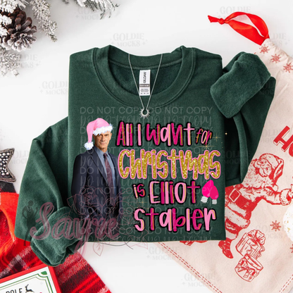 Customizable All I Want For Christmas is Shirt/Long Sleeve/Crewneck/Hoodie