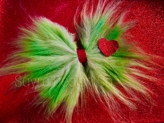 Grinchy Bows! Piggies and Regular 6” available!
