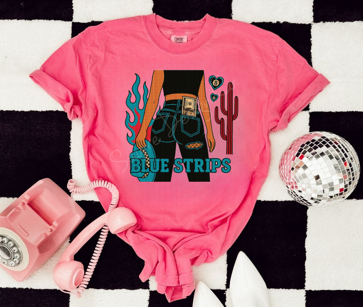 Blue Strips Tee