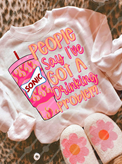 Sonic Drinking Problem Tee/Sweatshirt