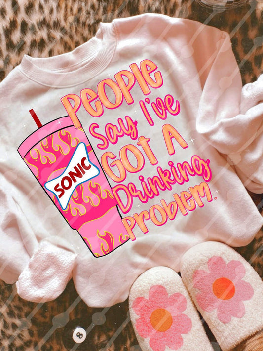 Sonic Drinking Problem Tee/Sweatshirt